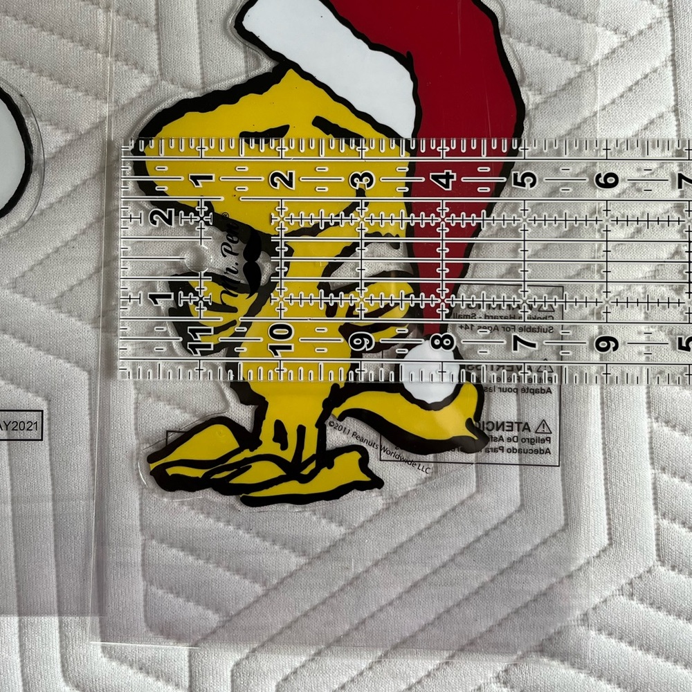 Snoopy & Woodstock Peanuts Two-Sided Reusable Jelz Holiday Window Clings NIP - Picture 5 of 5